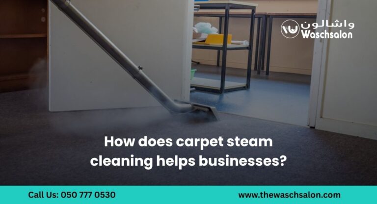 How does carpet steam cleaning helps businesses