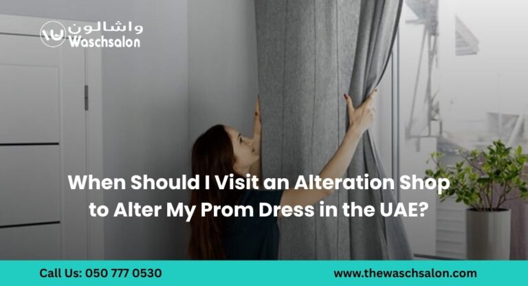 When Should I Visit an Alteration Shop to Alter My Prom Dress in the UAE