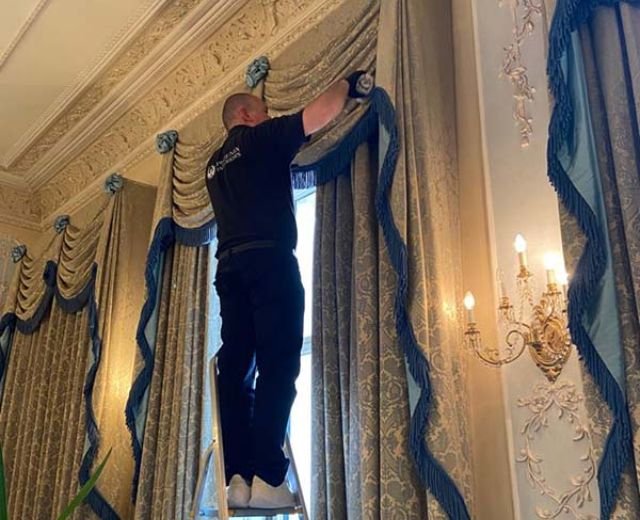 Commercial Curtain Cleaning Service